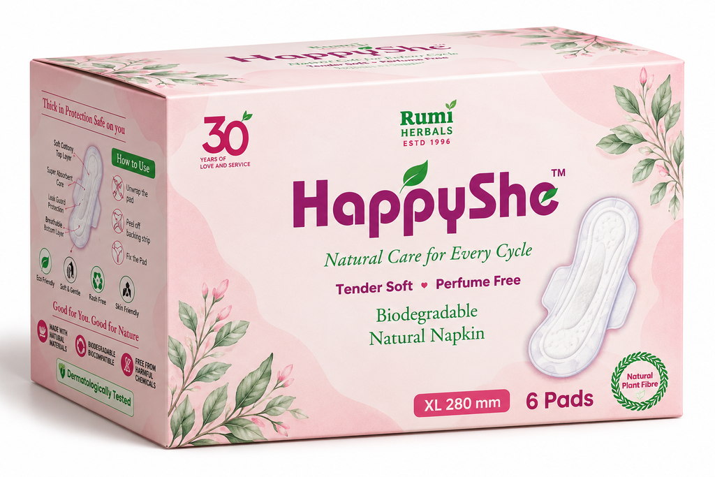 HappyShe Biodegradable Sanitary Napkins